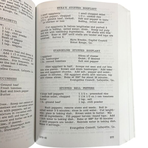 Pots Pans and Pioneers III Vintage Community Cookbook 1983 Louisiana Recipes - Picture 7 of 11